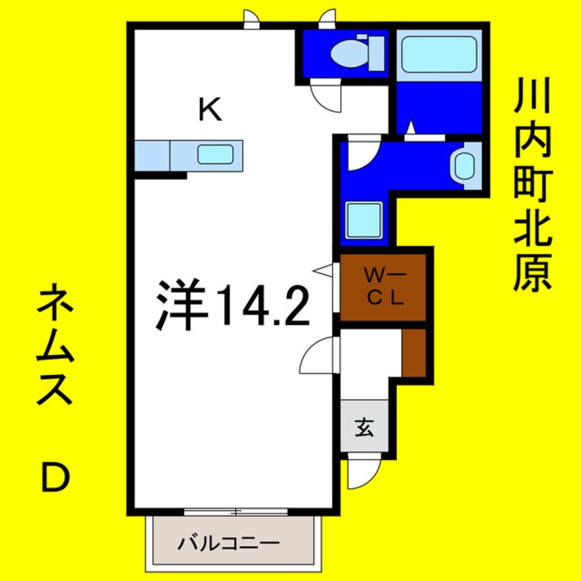 間取図 ネムスＡ