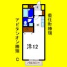 アビタシオン勝瑞Ｃ 1Kの間取り