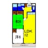 アメニティハイツ小川 2LDKの間取り