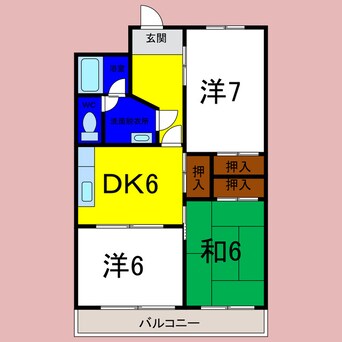 間取図 コーポ藤田