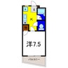 レジデンス北島 1Kの間取り