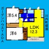 ガーデンハウスＴＡＤＡ　Ａ 2LDKの間取り