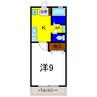 フェリーチェ藍住 1Kの間取り