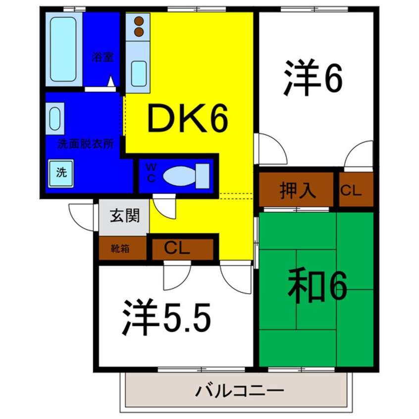 間取図 グリーンシャトー　ルミエール