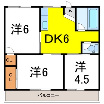 間取図 アクシオン松茂