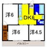 アクシオン松茂 3DKの間取り