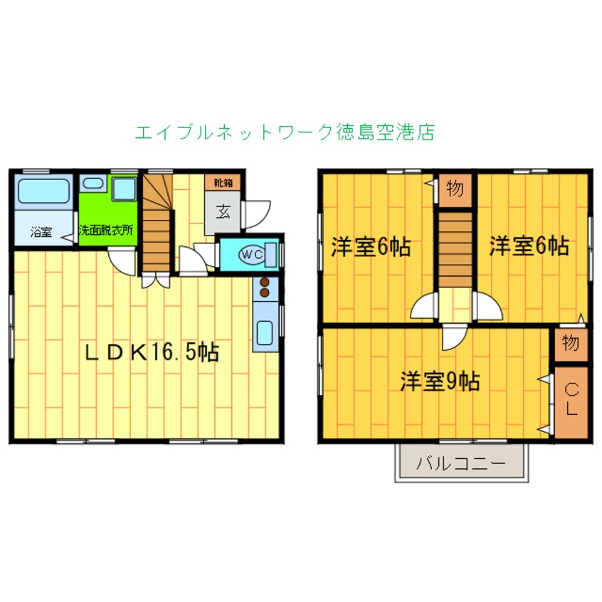 間取図 レインボータウン本須