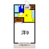 ライズコート 1Kの間取り