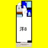 ハイツ21 1Rの間取り