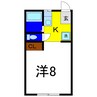 ピース・ヴィエント 1Rの間取り