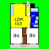 武田ビル 2LDKの間取り