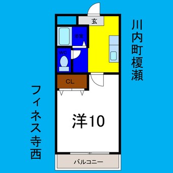 間取図 フィネス寺西