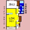 ファインステージＡ 1LDKの間取り