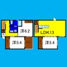 フィットルノワール 3LDKの間取り