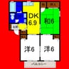 プリマベーラ北島Ａ 3DKの間取り