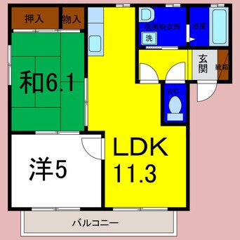 間取図 セトゥール・イン・ウエストＡ