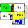 徳島バス（板野郡）/敷地橋 徒歩22分 2階 築32年 3DKの間取り