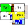 徳島バス（板野郡）/敷地橋 徒歩22分 2階 築32年 3DKの間取り