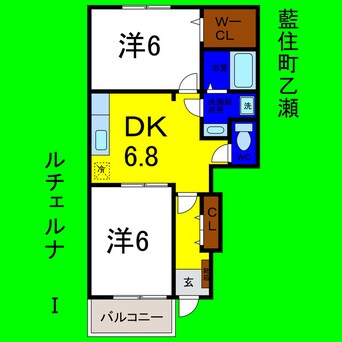 間取図 ルチェルナⅠ