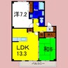 フォブールブリエＢ 2LDKの間取り