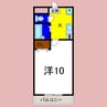 ヴィラージュⅡ 1Kの間取り