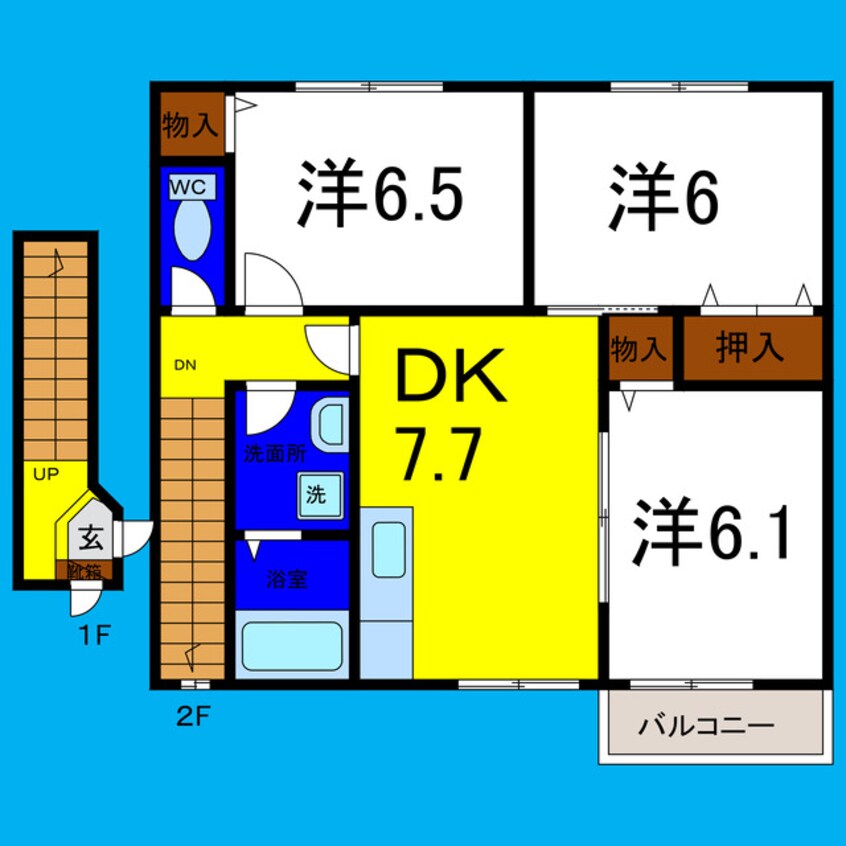 間取図 ジュネス99Ｃ