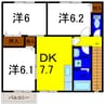 ジュネス99Ｃ 3DKの間取り