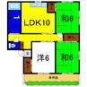 セジュールＳＡＴＯ 3LDKの間取り
