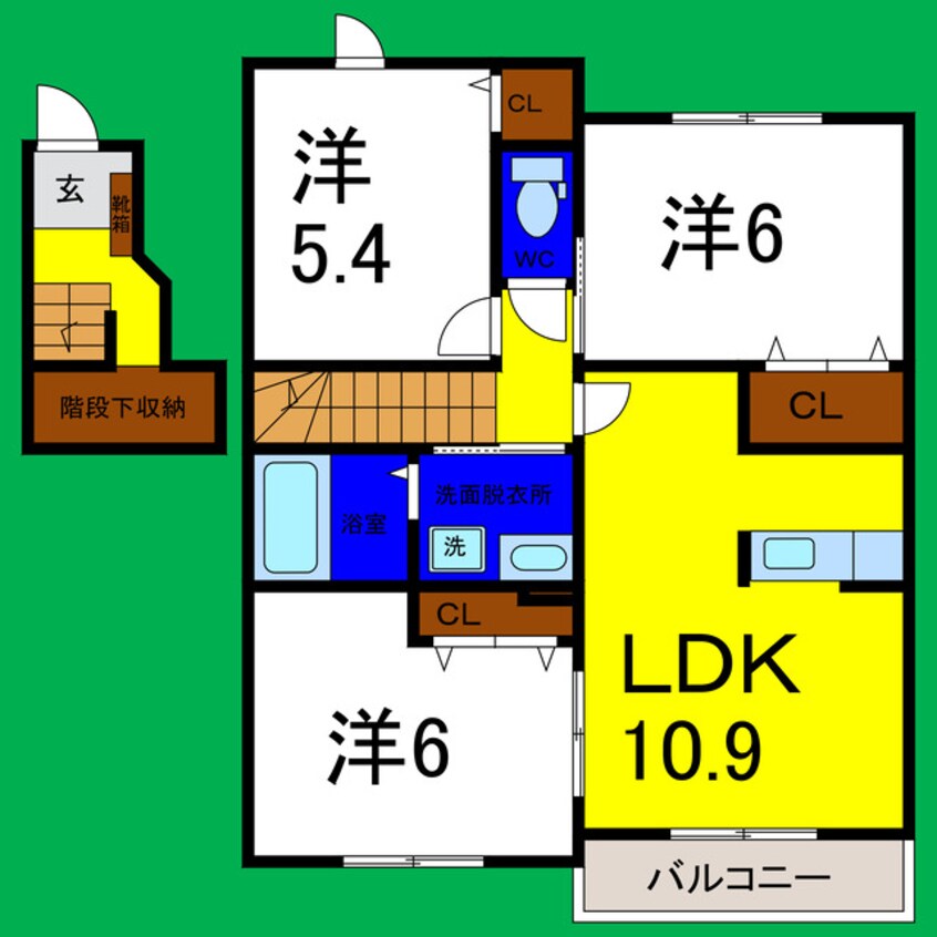 間取図 パンタナールⅡＢ