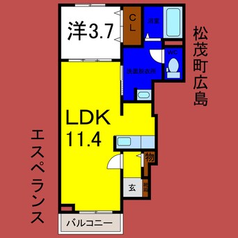 間取図 エスペランス