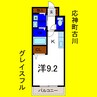 グレイスフル 1Kの間取り