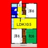 カサコモダＰＡＲＴ5 3LDKの間取り