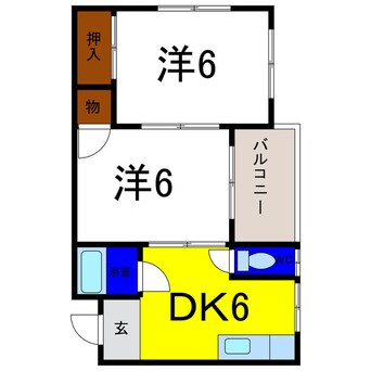 間取図 竹内ハイツ