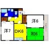 ヤマイチ館 3DKの間取り