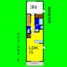 メゾン・コモドＣ 1LDKの間取り