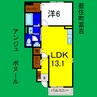 アンジュ　ボヌール 1LDKの間取り