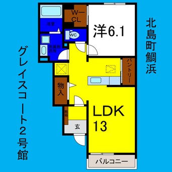 間取図 グレイスコート２番館