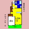 アヴァンセＳ 1LDKの間取り