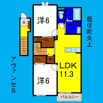 間取図 アヴァンセＳ