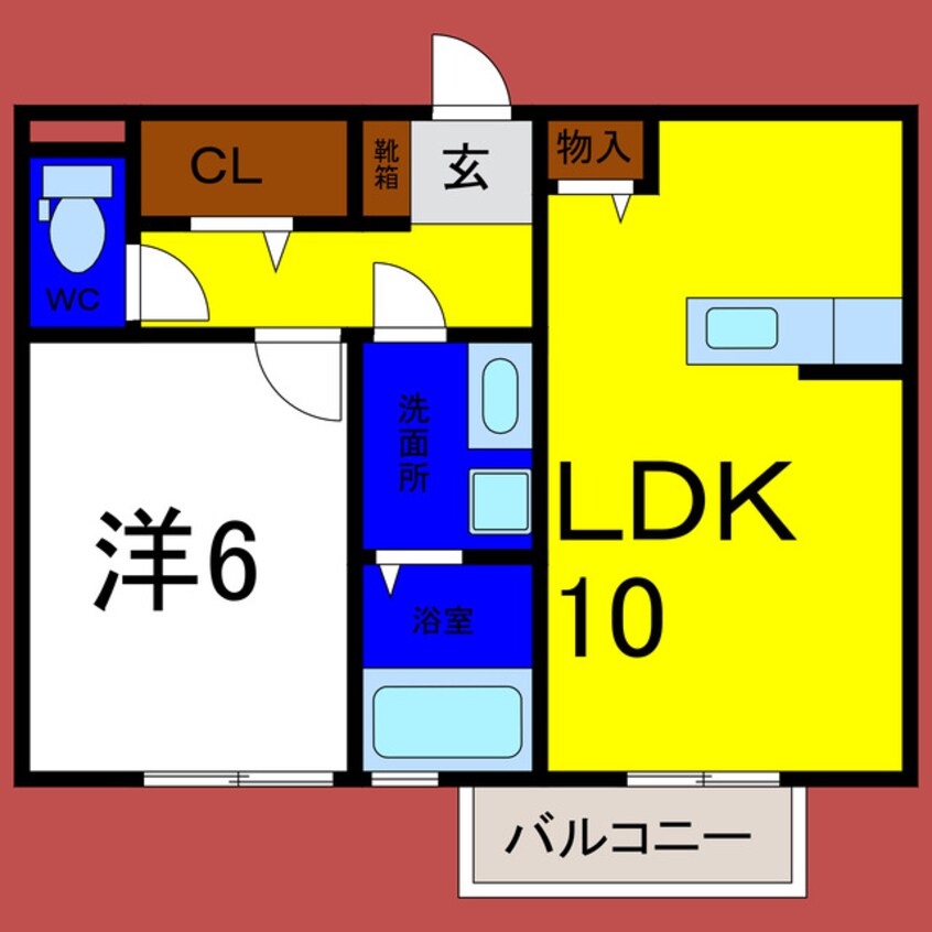 間取図 サニープレイスＢ