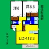 ミアータ 2LDKの間取り