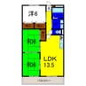 グランステイツ松茂 3LDKの間取り