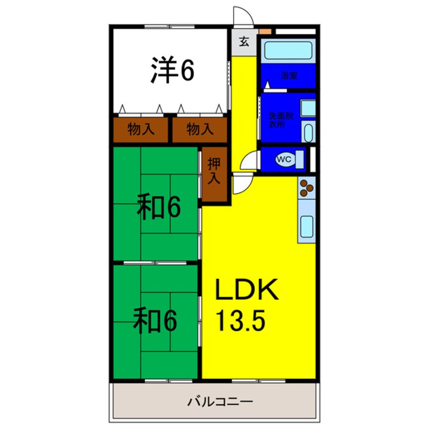 間取図 グランステイツ松茂