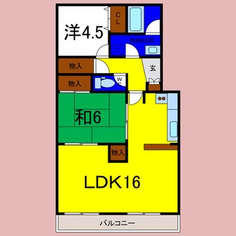 間取図 イルソーレ北島