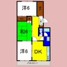 イルソーレ北島 3DKの間取り
