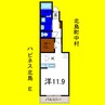 ハピネス北島Ｅ 1Kの間取り