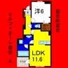 イルフィオーレ藍住Ａ 1LDKの間取り