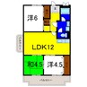 第１サニーハイツ 3LDKの間取り