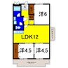 第１サニーハイツ 3LDKの間取り