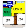 第２サニーハイツ 3LDKの間取り